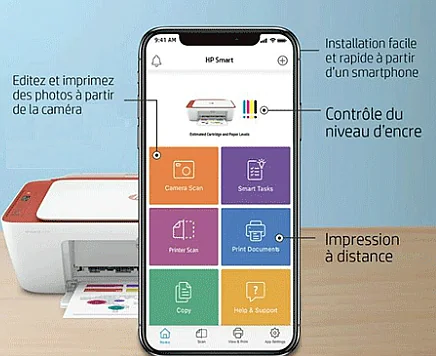 Application mobile pour imprimer depuis un smartphone